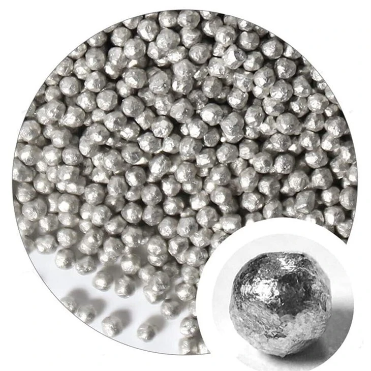 500g Magnesium Metal Perle 99,99% Ren Mg Metal Granulat Små Perler 6mm Til Legering Materiale Fremstilling DIY Håndværk Dekoration