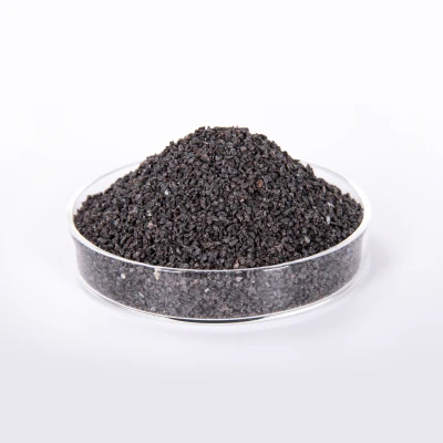 Brunt smeltet aluminiumoxidsand