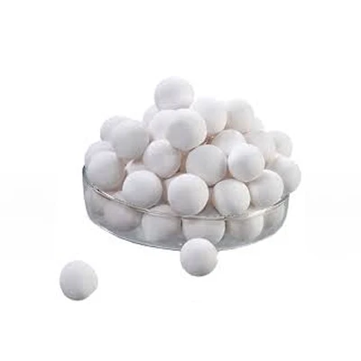Tavleformede aluminiumoxidkugler