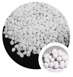 Hvid bordformet aluminiumoxid